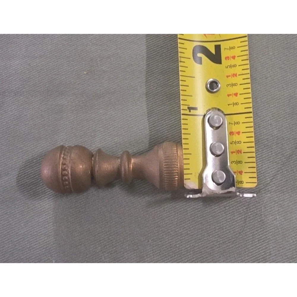 Solid Brass Lamp Shade Finials - 1 3/4 Inches Tall